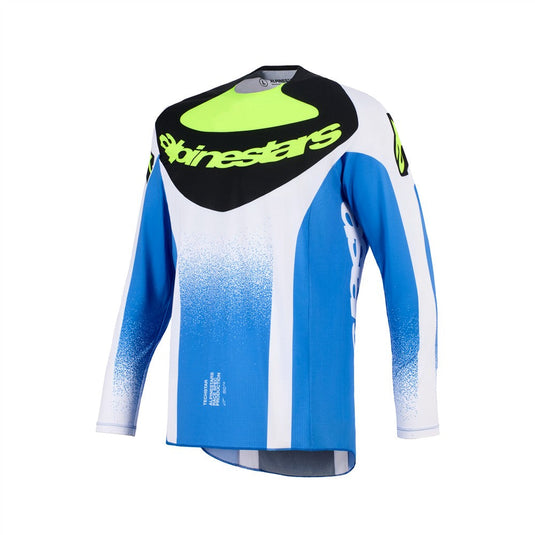 Alpinestars Techstar Knif Jersey UCLA Blue/Black/Yellow Fluoro