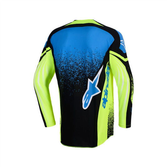 Alpinestars Techstar Nomur Jersey Dark Navy/Yellow Fluoro/UCLA Blue