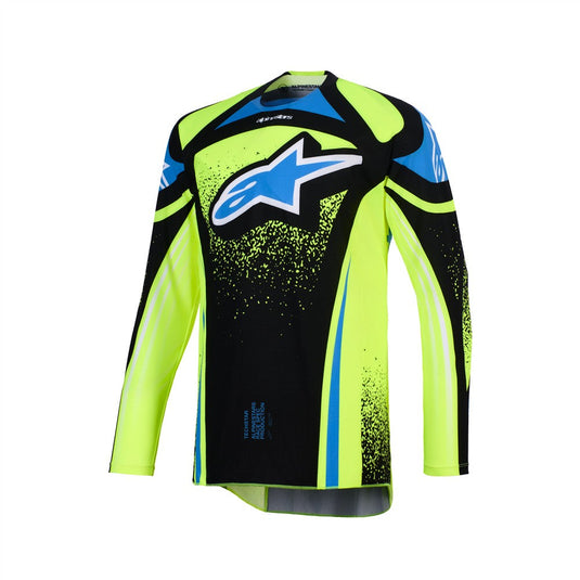 Alpinestars Techstar Nomur Jersey Dark Navy/Yellow Fluoro/UCLA Blue