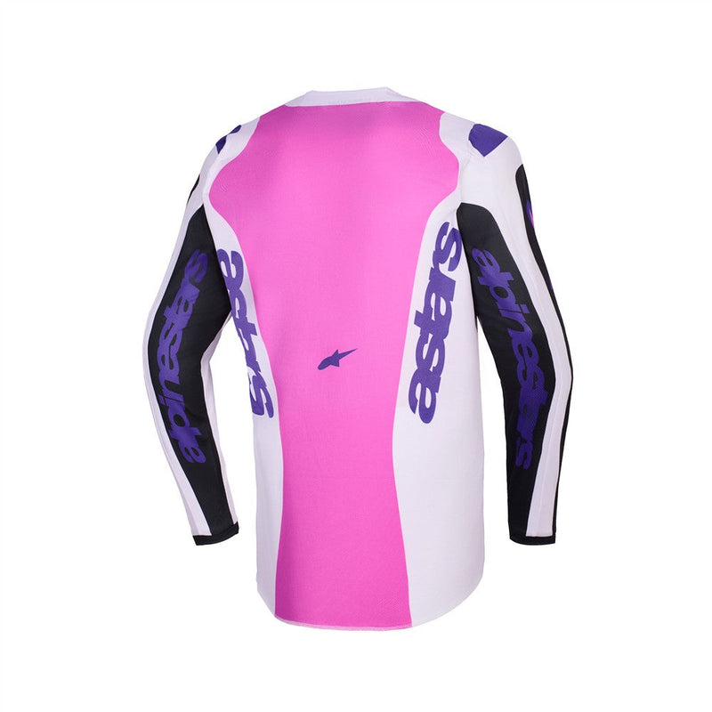 Load image into Gallery viewer, Alpinestars Fluid Grid Jersey Black/Light Gray/Purple
