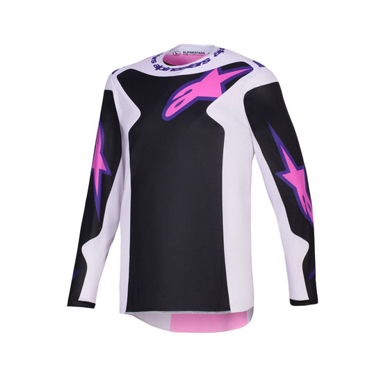 Alpinestars Fluid Grid Jersey Black/Light Gray/Purple