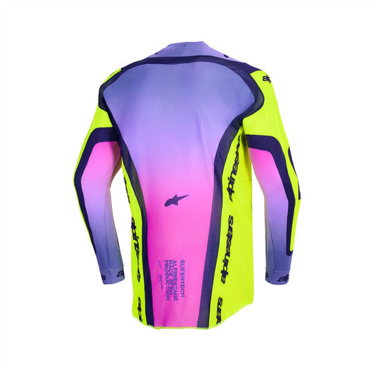 Alpinestars Supertech Vista Jersey Yellow/Purple/Black