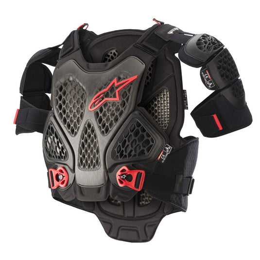 Alpinestars A-6 Chest Protector Black/Anthracite/Red