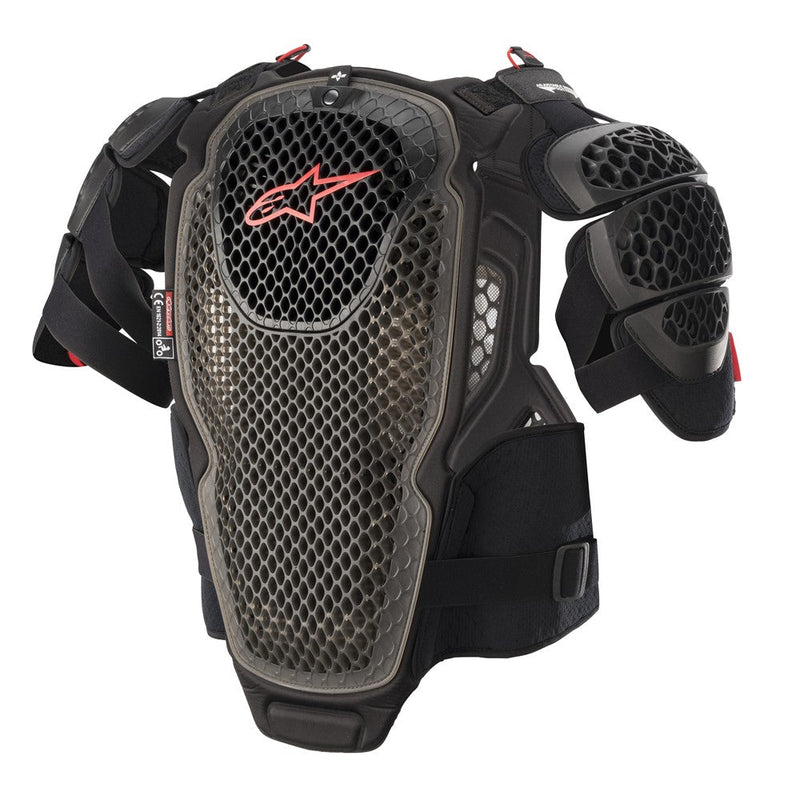 Load image into Gallery viewer, Alpinestars A-6 Chest Protector Black/Anthracite/Red

