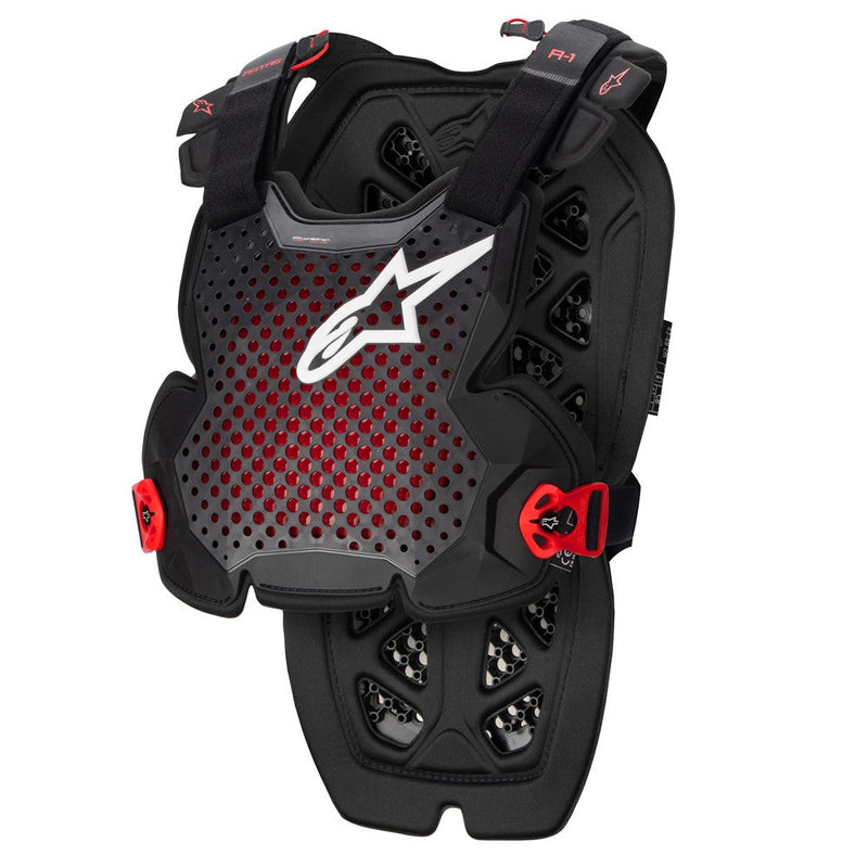 Load image into Gallery viewer, Alpinestars A-1 Pro Chest Protector Anthracite/Black/Red
