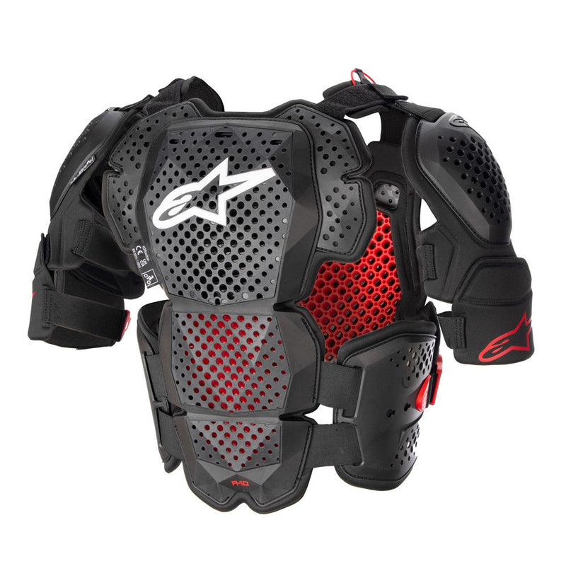 Load image into Gallery viewer, Alpinestars A-10 v2 Full Chest Protector Anthracite/Black/Red
