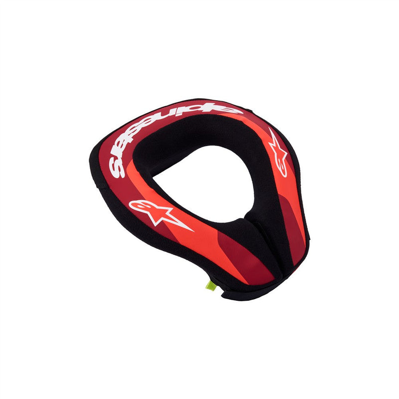 Load image into Gallery viewer, Alpinestars Sequence Youth Neck Roll Red Fluoro/Metallic Red/White
