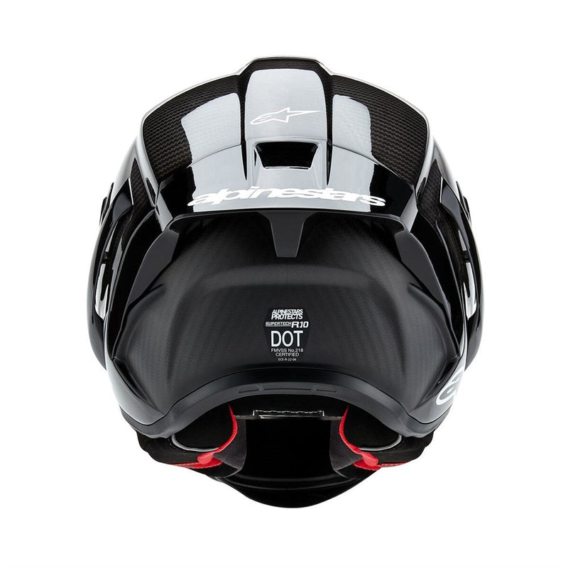 Load image into Gallery viewer, Alpinestars Supertech R10 Helmet Solid Black Carbon Matte/Gloss
