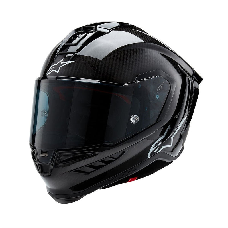 Load image into Gallery viewer, Alpinestars Supertech R10 Helmet Solid Black Carbon Matte/Gloss

