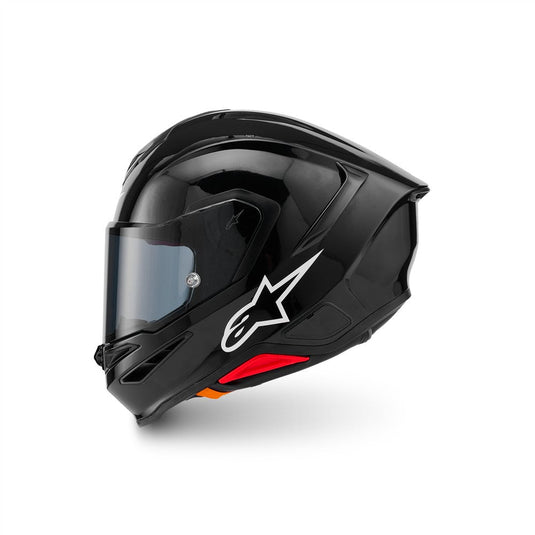 Alpinestars Supertech R7 Helmet Solid Black Gloss