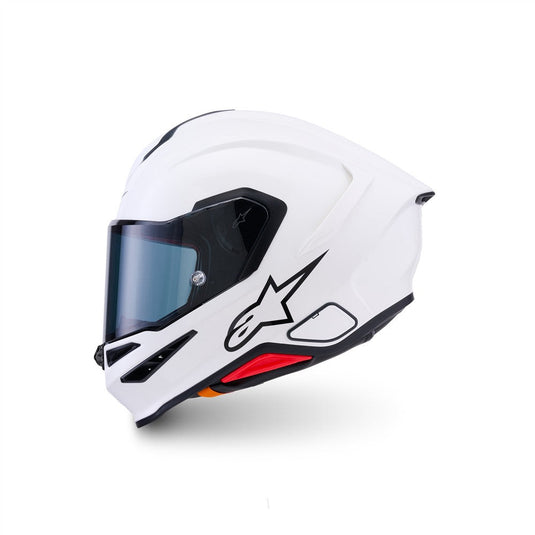 Alpinestars Supertech R7 Helmet Solid White Gloss