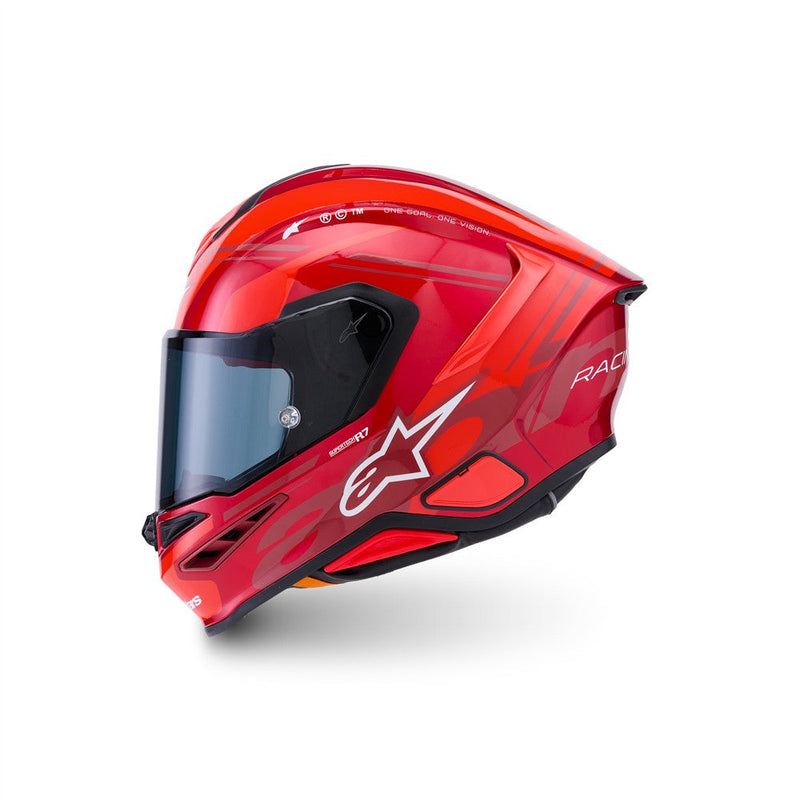 Load image into Gallery viewer, Alpinestars Supertech R7 Helmet A-Core Red/White Gloss
