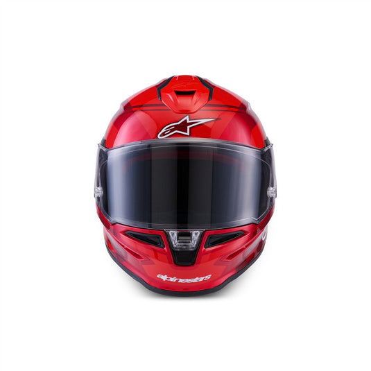 Alpinestars Supertech R7 Helmet A-Core Red/White Gloss
