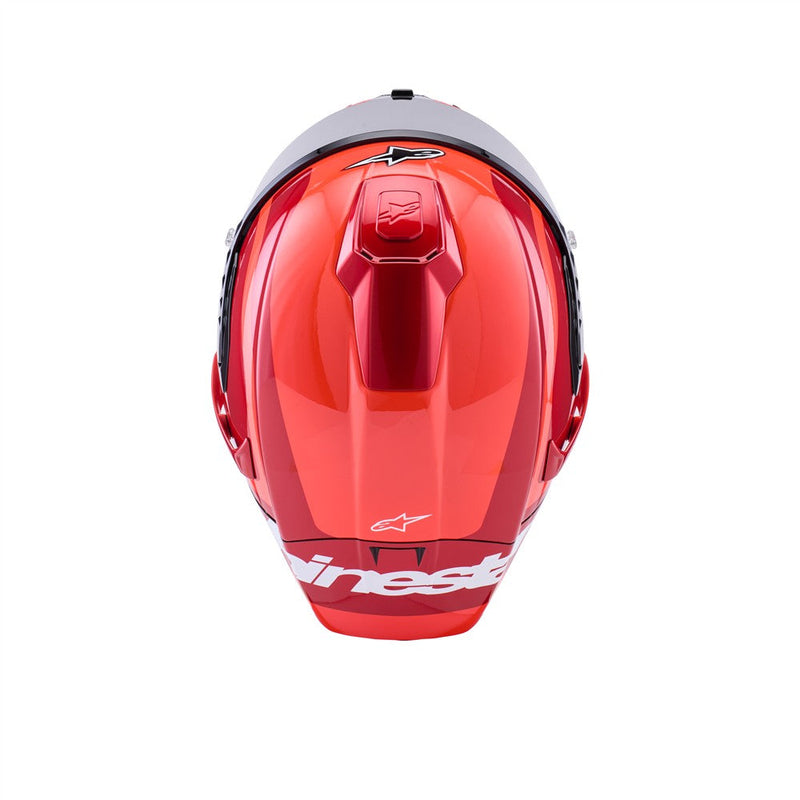 Load image into Gallery viewer, Alpinestars Supertech R10 Helmet Arius Black/White/Double Red Gloss
