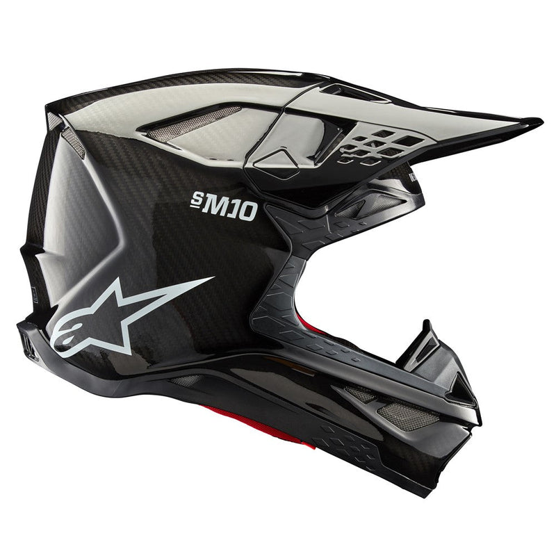 Load image into Gallery viewer, Alpinestars Supertech S-M10 Helmet Black Gloss Carbon
