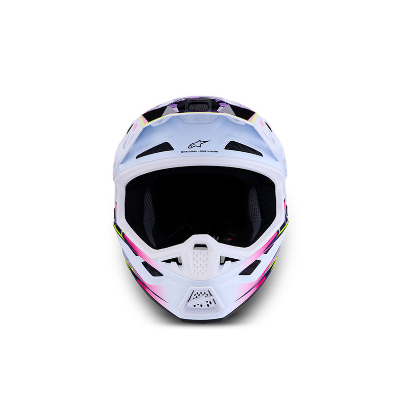 Load image into Gallery viewer, Alpinestars S-M7 Blaster Helmet Purple/Pink/White Gloss
