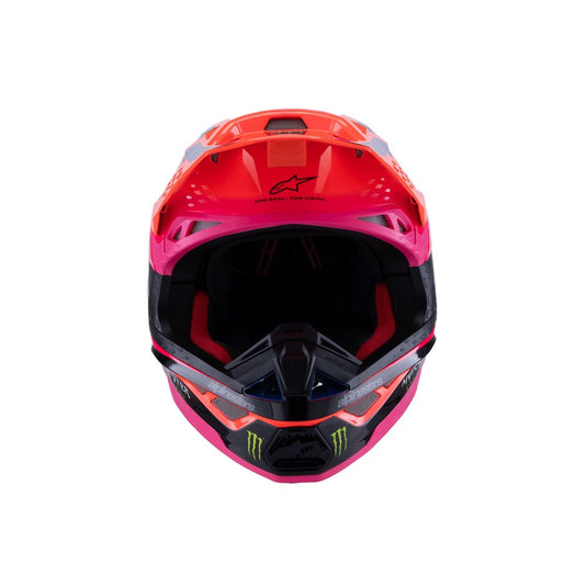 Alpinestars Supertech S-M10 Monster Orange Fluoro/Purple/Pink Fluoro Gloss
