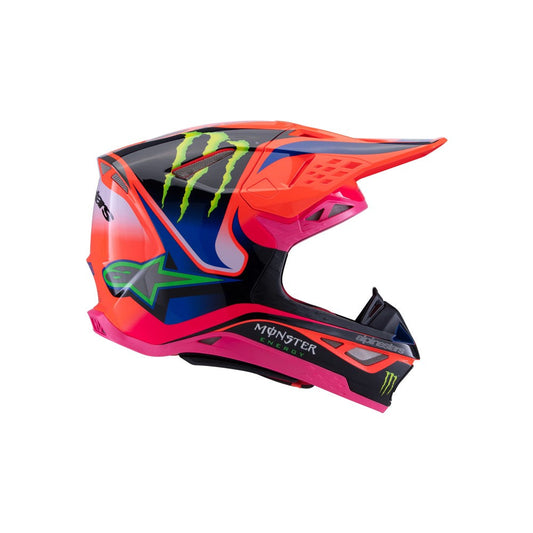 Alpinestars Supertech S-M10 Monster Orange Fluoro/Purple/Pink Fluoro Gloss