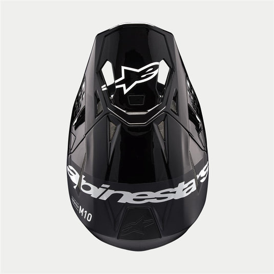 Alpinestars Supertech S-M10 Helmet Flood Black/Dark Gray Matte/Gloss