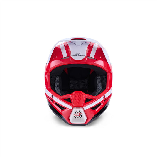 Alpinestars S-M3 Heat Helmet Red/White/Black Gloss
