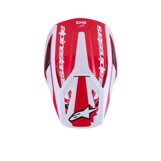 Alpinestars S-M3 Heat Helmet Red/White/Black Gloss