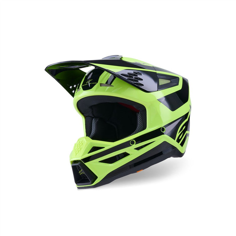 Load image into Gallery viewer, Alpinestars S-M3 Heat Helmet Yellow Fluoro/Black Gloss
