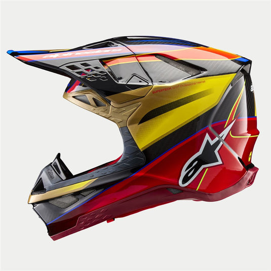 Alpinestars upertech -M10 Era Gold/Yellow/Rio Red Gloss