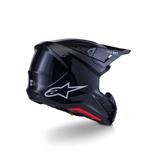 Alpinestars S-M7 Helmet Solid Gloss Black
