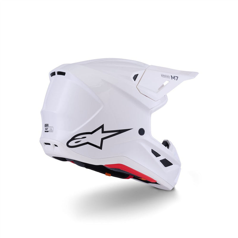 Load image into Gallery viewer, Alpinestars S-M7 Helmet Solid Gloss White
