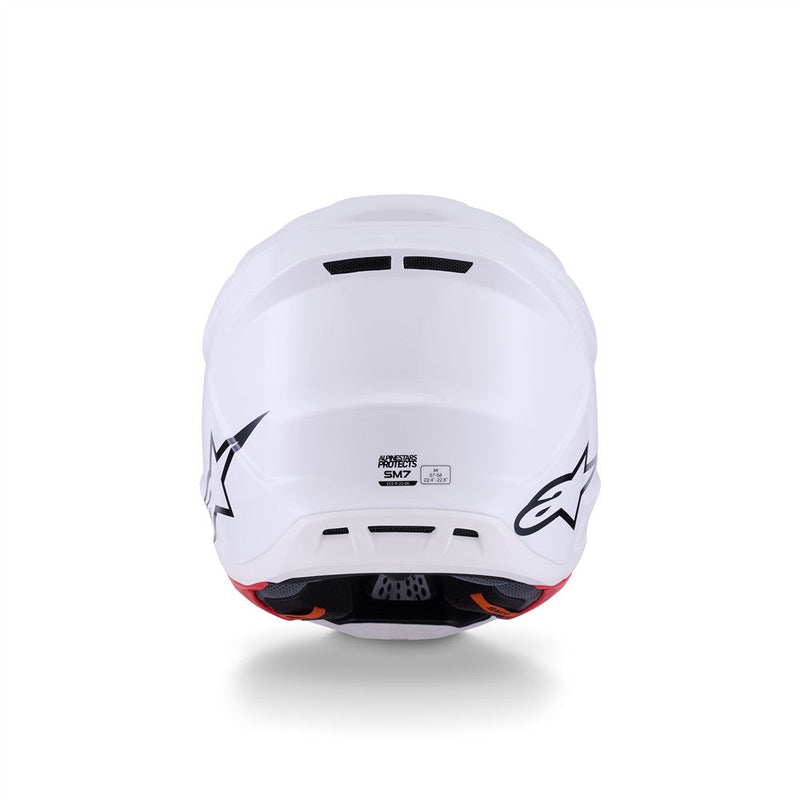 Load image into Gallery viewer, Alpinestars S-M7 Helmet Solid Gloss White
