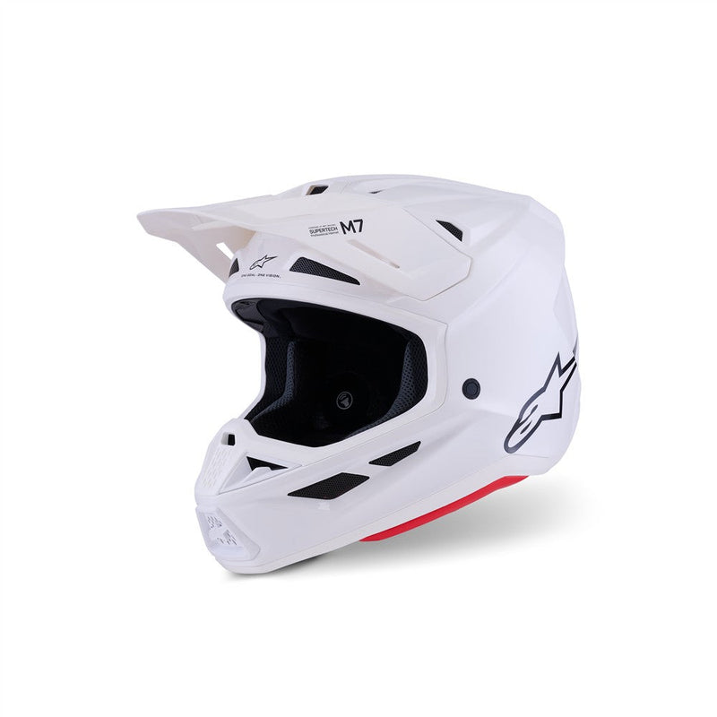 Load image into Gallery viewer, Alpinestars S-M7 Helmet Solid Gloss White
