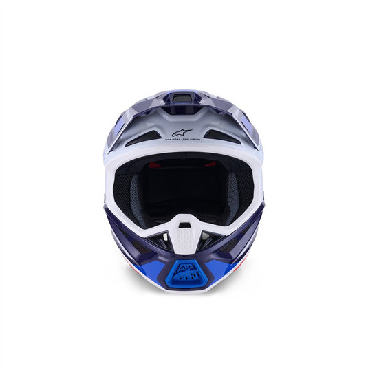 Alpinestars S-M7 Rise Helmet Blue/White Gloss