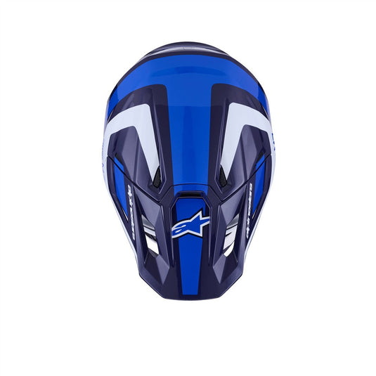 Alpinestars S-M7 Rise Helmet Blue/White Gloss