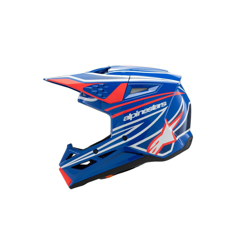 Load image into Gallery viewer, Alpinestars -M3 Youth Helmet Wurx Blue/Red/White/Black Gloss
