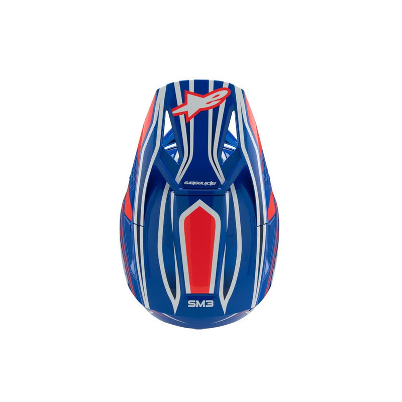 Load image into Gallery viewer, Alpinestars -M3 Youth Helmet Wurx Blue/Red/White/Black Gloss
