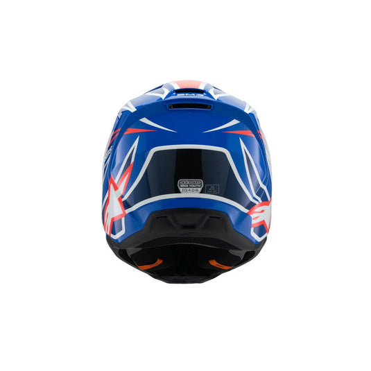 Alpinestars -M3 Youth Helmet Wurx Blue/Red/White/Black Gloss