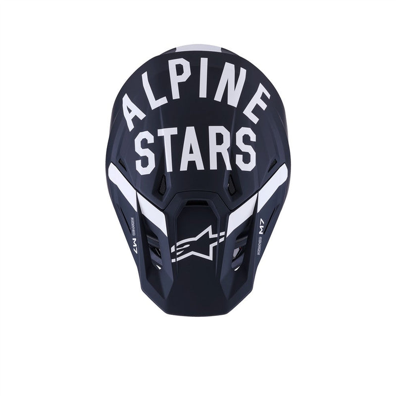 Load image into Gallery viewer, Alpinestars S-M7 Dasher Helmet Black/White Matte
