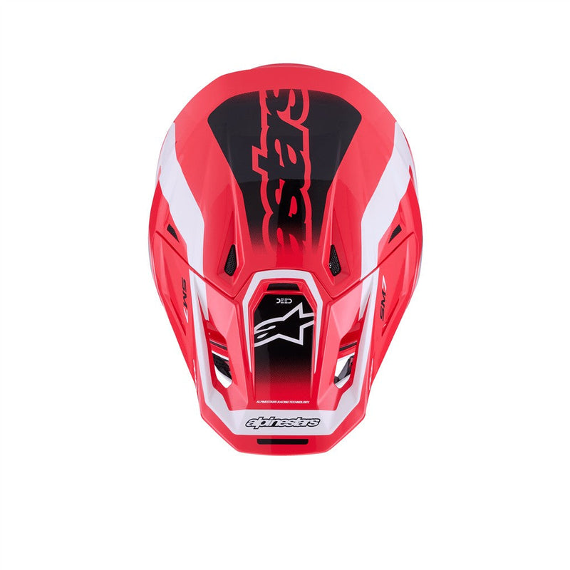 Load image into Gallery viewer, Alpinestars S-M7 Deed Helmet Red/Black/White Gloss

