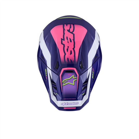 Alpinestars S-M7 Deed Helmet Purple/Pink Gloss