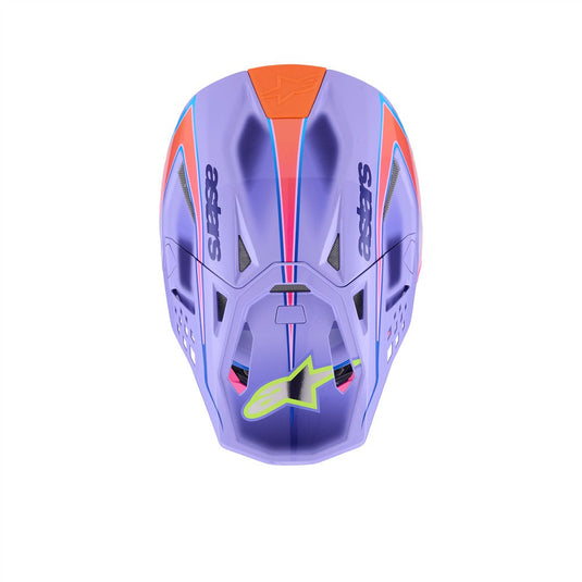 Alpinestars Supertech S-M10 Helmet Jett Lawrence Purple/Pink Fluoro/Yellow Fluoro Gloss
