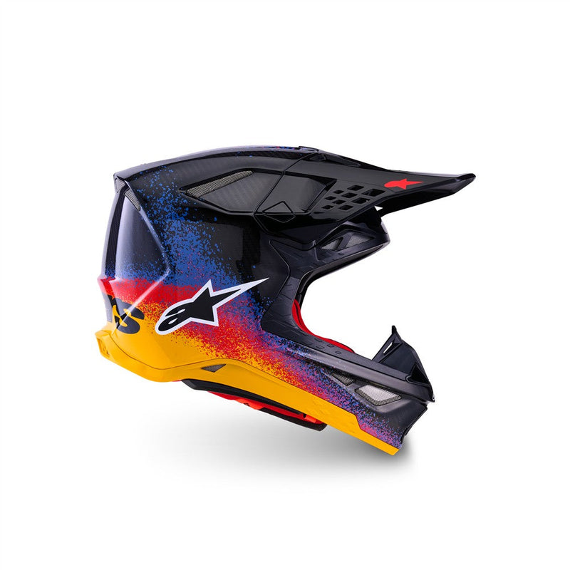 Load image into Gallery viewer, Alpinestars upertech -M10 Black Hole Limited Edition Helmet Black Burst Gloss
