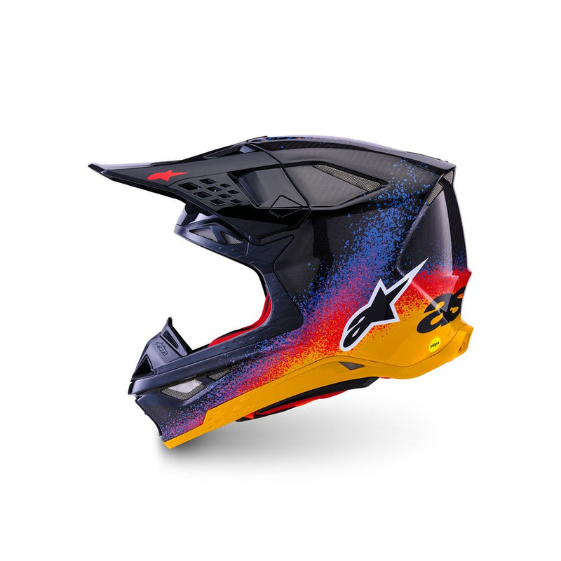 Load image into Gallery viewer, Alpinestars upertech -M10 Black Hole Limited Edition Helmet Black Burst Gloss
