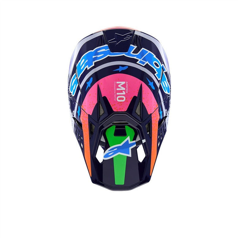 Load image into Gallery viewer, Alpinestars upertech -M10 Records Limited Edition Helmet Multicolour Gloss
