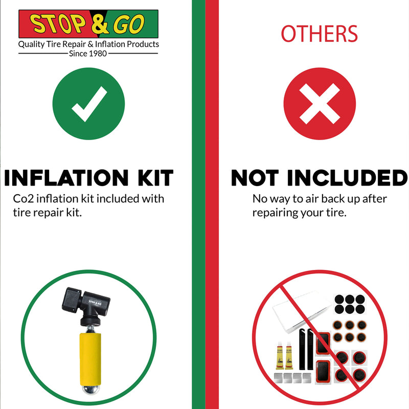 Load image into Gallery viewer, STOP &amp; GO TYRE PLUGGER MOTORCYCLE ATV REPAIR KIT TUBE &amp; TUBELESS
