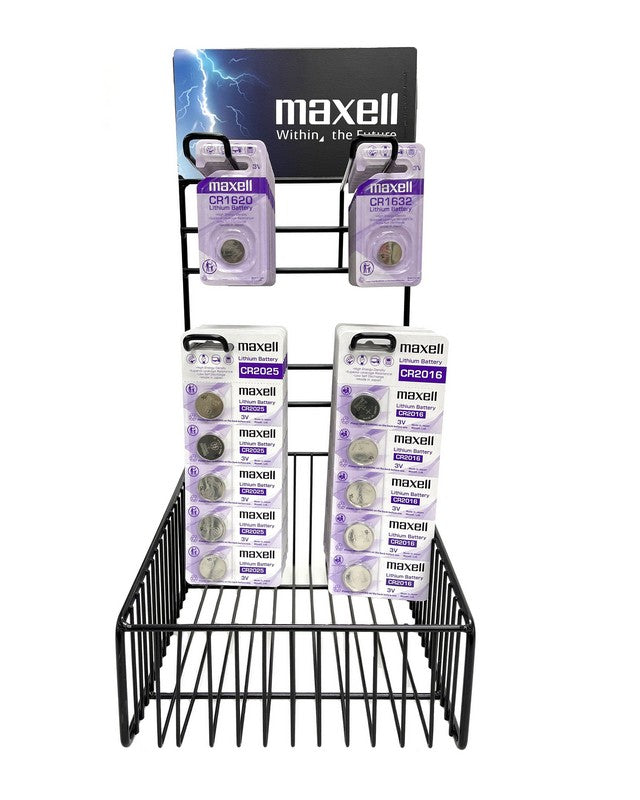 Load image into Gallery viewer, MAXELL BATTERY COUNTER STAND SMALL
