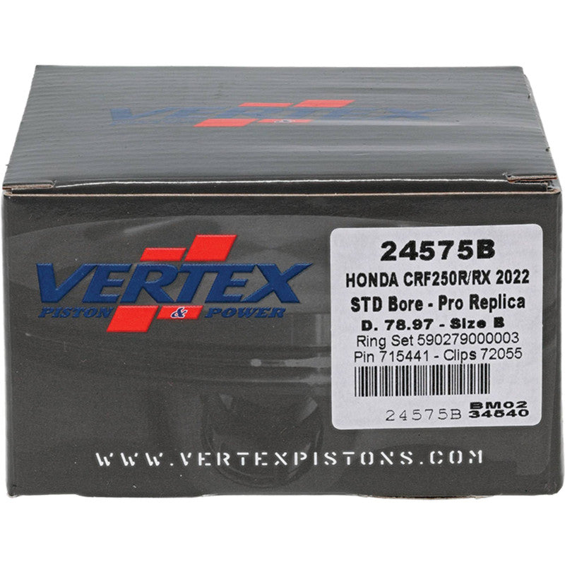 Load image into Gallery viewer, PISTON KIT VERTEX 78.97MM PRO REPLICA HONDA CRF250R CRF250RX 22-ON
