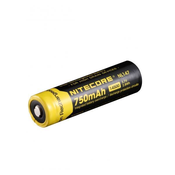 Load image into Gallery viewer, NITECORE LI-ION RECHARGEABLE 14500 BATTERY 3.7V 750MAH
