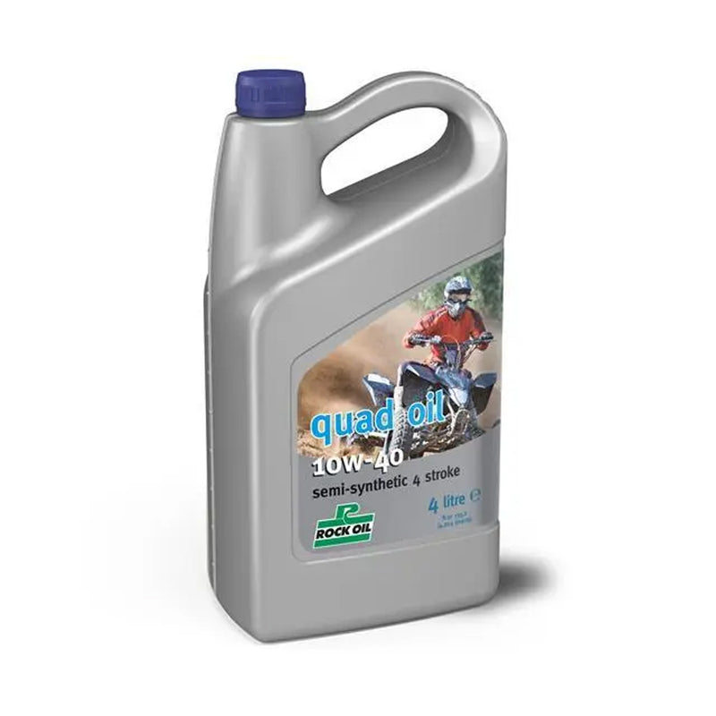Load image into Gallery viewer, ENGINE OIL MOTORCYCLE 10W-40 ROCK OIL SEMI SYNTHETIC 4L
