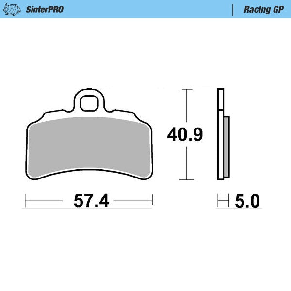 Load image into Gallery viewer, BRAKE PADS FRONT MOTO MASTER RACING GP
