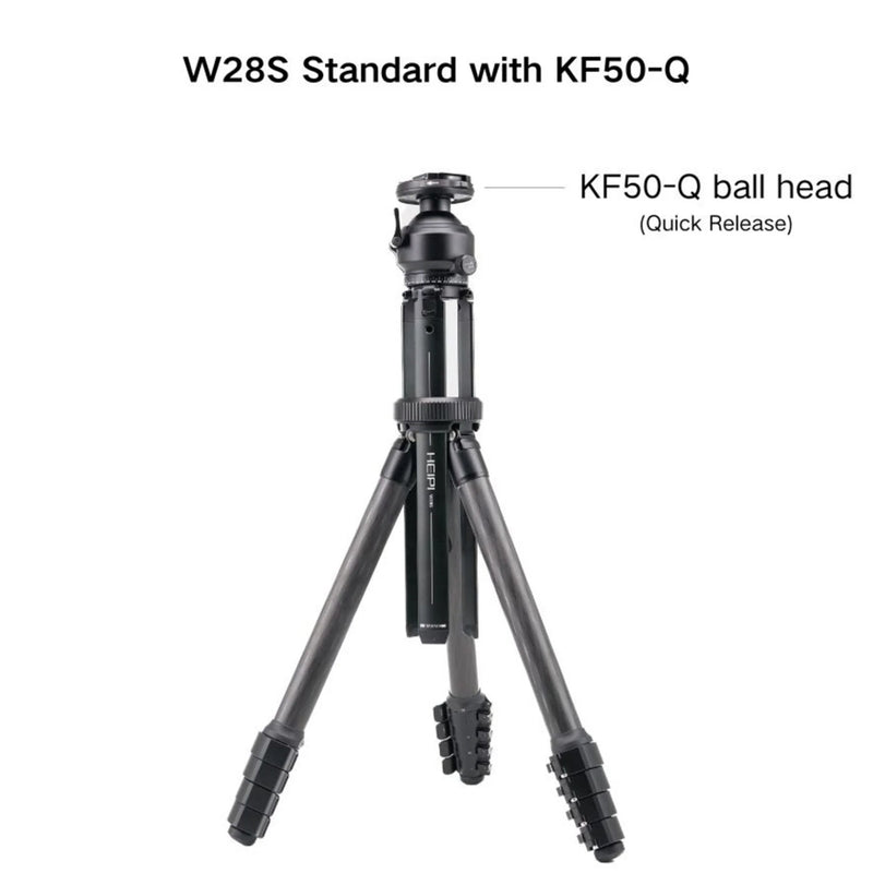 Load image into Gallery viewer, HEIPI VISION 3-IN-1 CARBON FIBER TRAVEL TRIPOD TWIST QUICK RELEASE
